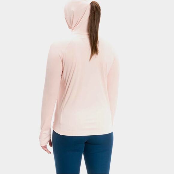 Grundens Womens Solstrale Hoodie Peachy Keen Size S - Picture 2 of 11